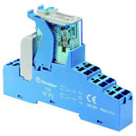Finder 4C.P2.9.024.5050 Relay 24V DC 8A 2 changers hard gold plated