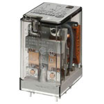 Finder 55.12.9.012.0000 PCB Relay 12V DC 10A 2 change-overs AgNi contacts
