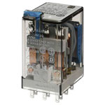 Finder 55.33.9.012.0010 Relay 12V DC 10A 3 change-overs AgNi contacts