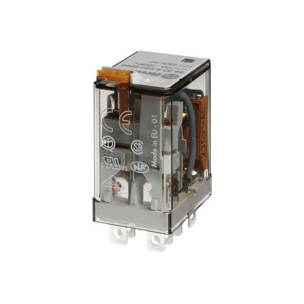 Finder 56.32.8.230.0300 Relay 230VAC 12A 2NO AgNi contacts Plug-in