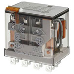 Finder 56.34.8.230.0000 Relay 230V AC 12A 4 change-overs AgNi contacts