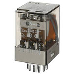 Finder 60.13.8.230.0240 Plug-in Relay 230V 10A 3 change-overs AgNi