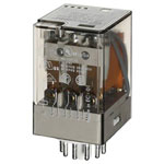 Finder 60.13.8.230.5240 Plug-in Relay 230V AC 6A 3 change-overs