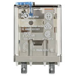 Finder 62.32.9.024.4040 Relay 24V DC 16A 2 change-overs Faston 187