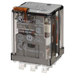 Finder 62.33.9.024.4300 Plug-in Relay 24V DC 16A 3 changeover contacts