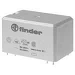 Finder 66.22.9.012.1300 PCB Relay 12 V DC 30 A 2 makers AgNi contacts