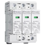 Finder 7P.43.8.275.1020 Surge arrester type 2 3-phase TN-C 54mm