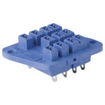 Finder 92.33 Relay Socket 50x38x14.8mm blue for chassis mounting