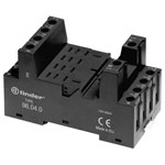 Finder 96.04.0 Relay Socket 48.2x43.4x82.5mm black DIN Rail mount