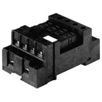 Finder 96.74.0 Relay Socket for DIN Rail screw terminals black