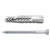 Fischer 090875 UX Universal Dowel 70mm Nylon Plug with screws set