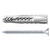 Fischer 090879 UX Universal Dowel 50mm includes screws versatile use
