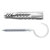 Fischer 094627 Universal Dowel 50 mmset with angular hooks included