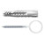 Fischer 094629 UX Universal Dowel 50mm high-quality Nylon with hooks