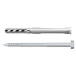 Fischer 503783 SXR Plug long shaft bolt Nylon hexagon Screw 80mm 1 set