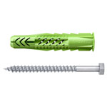 Fischer 532700 UX Green 10 x 60 mmuniversal Dowel Nylon eco-friendly