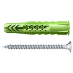 Fischer 532708 UX Green Universal Dowel Nylon eco-friendly 8x50mm set