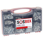 Fischer 533629 SOS-Box S + FU + Screws Assortment of Plugs & Screws 180pc