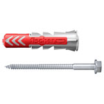 Fischer 534999 DuoPower Dowel Set 10x50 mmsecure hold 2 components