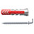 Fischer 535001 DuoPower Dowel Set Nylon 8x40 mm40 pieces