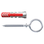 Fischer 535005 DuoPower Dowel Set 6x30mm robust nylon-red components