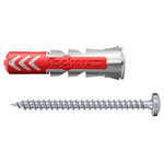 Fischer 535479 DuoPower Dowel Set 6x30mm high Nylon quality secure fit