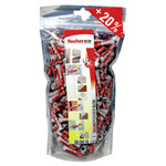 Fischer 536382 DuoPower Dowel 6x30mm 240pcs suits all materials