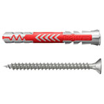 Fischer 537670 DuoPower Dowel Set 6x50mm Nylon for strong holds