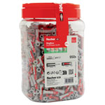 Fischer 570548 DuoPower Dowel Set 950pcs 30 mmx 6 mmhigh hold