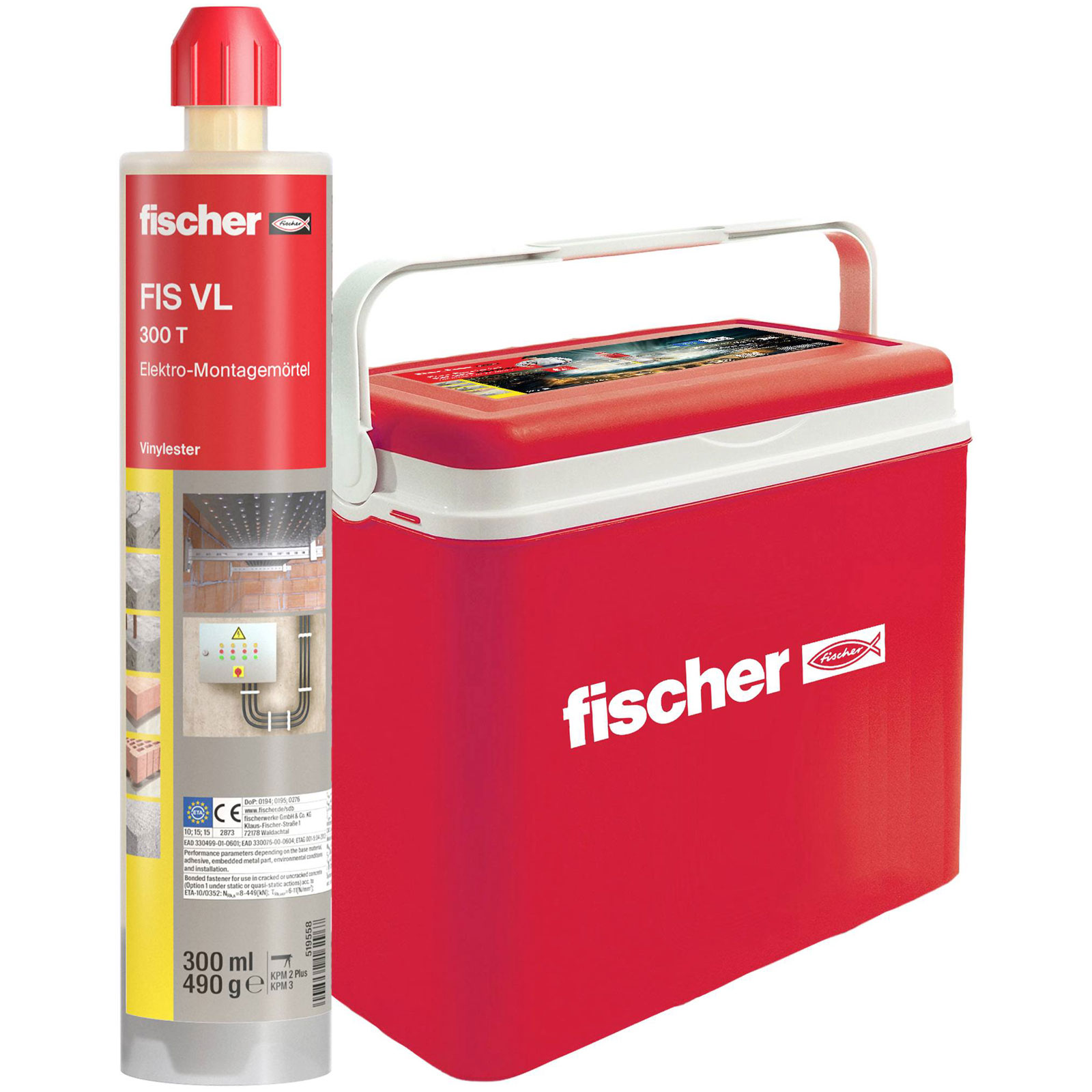 Fischer 571683 FIS VL injection Mortar for cracked Concrete high temp ...