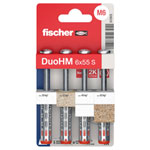 Fischer 572913 DuoHM Cavity Plug 6x55mm 4pcs for 9.5-30mm materials