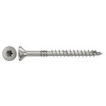 Fischer 657063 wood Screw stainless steel 4.5x50mm 200pcs full-thread
