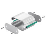 Fischer Elektronik 10078592 TON612680SA Anodised Aluminium Casing Black 1pc