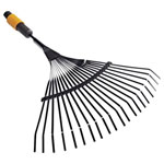 Fiskars 1000644 QuikFit Leaf Rake: 20 Steel Tines 43cm Wide Red Dot 2010