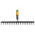 Fiskars 1000654 QuikFit Rake 40cm 16 Tines Carbon Steel Safety-Certified