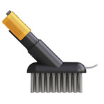 Fiskars 1000657 QuikFit Crevice Brush Steel Bristles Award-Winning Design