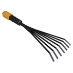 Fiskars 1001412 QuikFit Leaf Rake Lightweight Steel Tines 210g 38cm