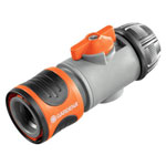 GARDENA 02942-20 Waterstop Connector Fits 13mm & 15mm Hoses Frostproof