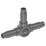 GARDENA 13211-20 Micro-Drip T-piece 4.6mm Ideal for Plant Branching