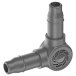 GARDENA 13212-20 Micro-Drip L-piece 90° change for 4.6mm tube 10 pcs