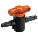 GARDENA 13217-20 Micro-Drip Stop Valve Adjustable 3/16 For Precise Watering
