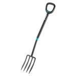 GARDENA 17013-20 ErgoLine Spade Fork Ergonomic Grip Steel Tines