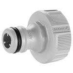 GARDENA 18221-50 Tap Connector 19mm Ø Anti-Splash Frost-Proof Durable