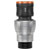 GARDENA 18254-50 Premium Waterstop Connector 3/4 Metal-Plastic Design