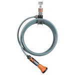GARDENA 18411-20 Spiral Hose 7.50 m Grey/Orange/Turquoise Space-saving