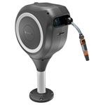 GARDENA 18607-20 Hose Reel Automatic Roll-Up 15m Grey-White Terrace Mount