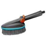 GARDENA 18842-20 Combisystem Hand Brush Soft One-Hand Use Water Control