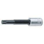 Gedore 1394320 Screwdriver Bit Socket 3/8, Long XZN multi-point M8