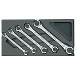 Gedore 1731157 Open Double Ring Wrench Set in 1/3 ES module