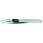 Gedore 1881671 Precision tweezers flat gripping surface matt, glare-free
